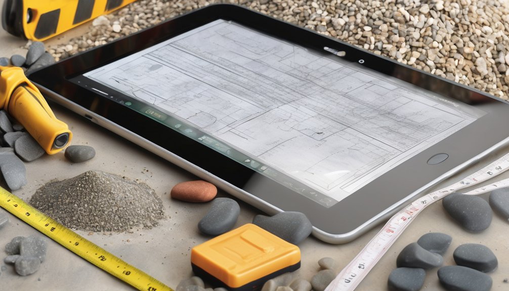 gravel volume estimation process