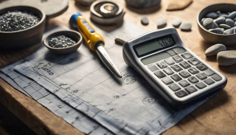 gravel volume measurement tool
