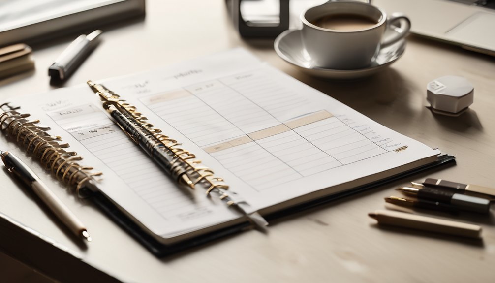 organize your planner effectively