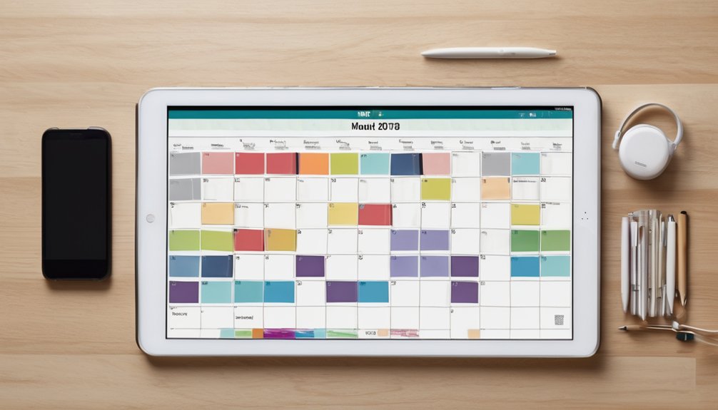 organized scheduling with visibility