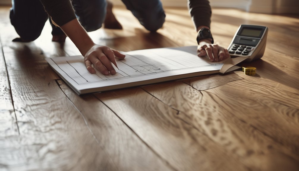 precise flooring estimate calculation