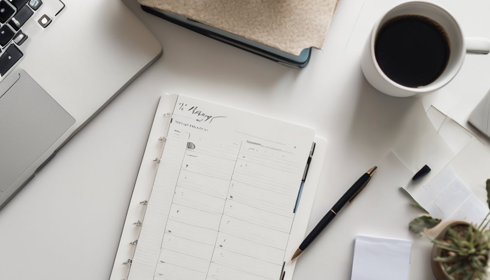 quick weekly planner setup