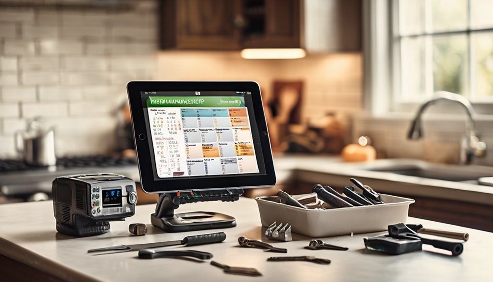 organized home maintenance tracking
